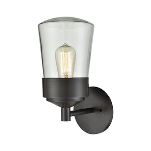 Atlas Mullen Gate 11" High Outdoor Sconce - Stylishly Illuminate Your Entryway with Timeless Elegance Oil Rubbed Bronze 6'' OL11186-BZ