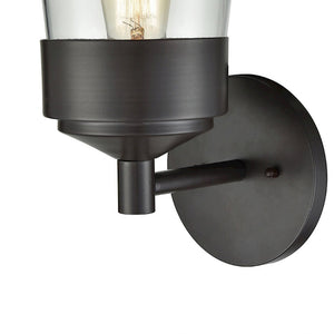 Atlas Mullen Gate 11" High Outdoor Sconce - Stylishly Illuminate Your Entryway with Timeless Elegance Oil Rubbed Bronze 6'' OL11186-BZ