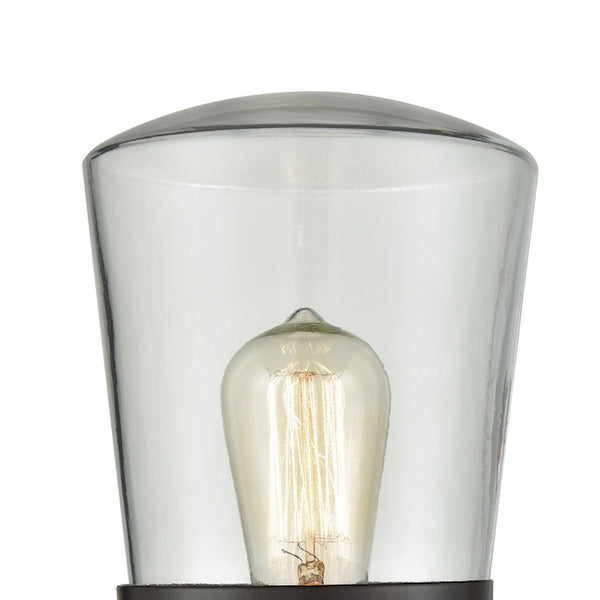 Atlas Mullen Gate 11" High Outdoor Sconce - Stylishly Illuminate Your Entryway with Timeless Elegance Oil Rubbed Bronze 6'' OL11186-BZ