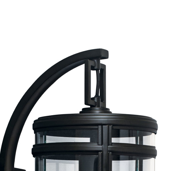 Atlas New Yorker 14'' High 1-Light Outdoor Wall Sconce - Timeless Brass Lantern Design for Exteriors OL11187-BK