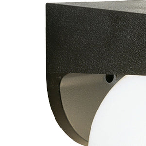 Atlas Nome 7'' High 1-Light Outdoor Sconce – Modern Floating Orb Design for Elegant Exterior Illumination Black OL11189-BK