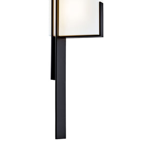 Atlas Oak Park 25" High LED Outdoor Sconce - Matte Black, Modern Design, Flexible Installation & Energy-Efficient OL11194-BK