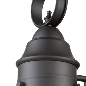 Atlas Onion Outdoor Sconce - Classic Lantern Design with Seeded Glass for Elegant Illumination Outdoors Oil Rubbed Bronze 8'' OL11197-BZ