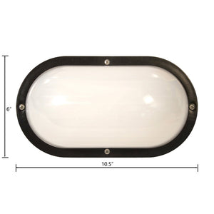 Atlas Port 4.25'' High 1-Light Outdoor Sconce - Modern Oil Rubbed Bronze Fixture for Stylish Exteriors OL11206-BZ