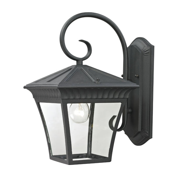 Atlas Ridgewood 15'' High 1-Light Outdoor Sconce - Timeless Design with Modern Lines for Elegant Illumination Matte Textured Black OL11214-BK