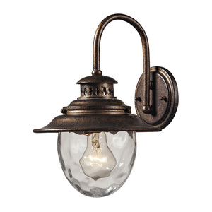 Atlas Searsport 13" High 1-Light Outdoor Sconce in Regal Bronze - Durable, Classic Design for Entryways OL11219-BZ