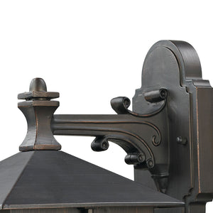 Atlas Shaker Heights 10" High Outdoor Sconce - Timeless Hazelnut Bronze Fixture for Entryways & Porches OL11220-BZ
