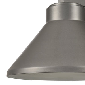 Atlas Thane Outdoor Wall Sconce - Stylish 1-Light Fixture for Patios and Entryways with Modern Design Hematite 12'' OL11222-GY