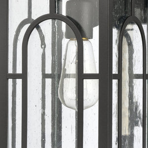 Atlas Triumph 1-Light Outdoor Sconce - Timeless Classical Design with Durable Construction and Warm Glow Textured Black 7.25'' OL11229-BK
