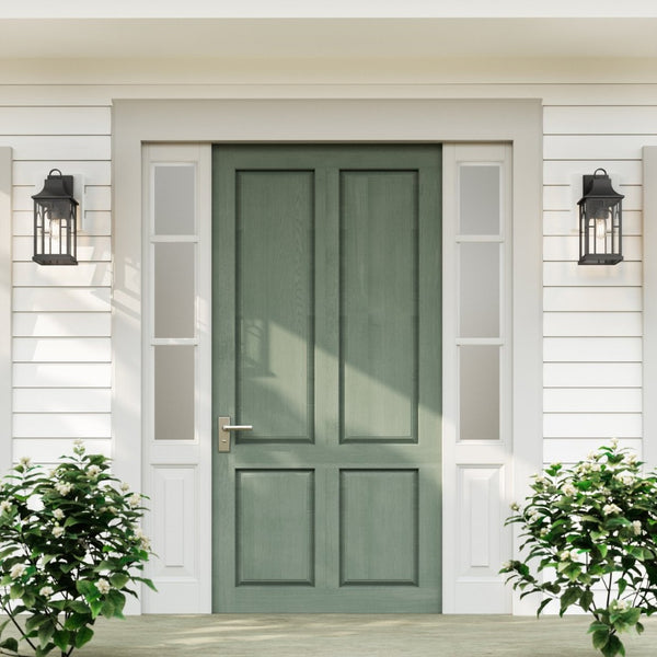 Atlas Triumph 1-Light Outdoor Sconce - Timeless Classical Design with Durable Construction and Warm Glow Textured Black 7.25'' OL11229-BK