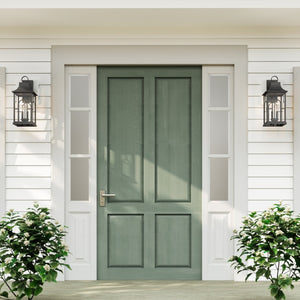 Atlas Triumph 21'' High 2-Light Outdoor Sconce - Durable Textured Black Design for Elegant Illumination OL11230-BK