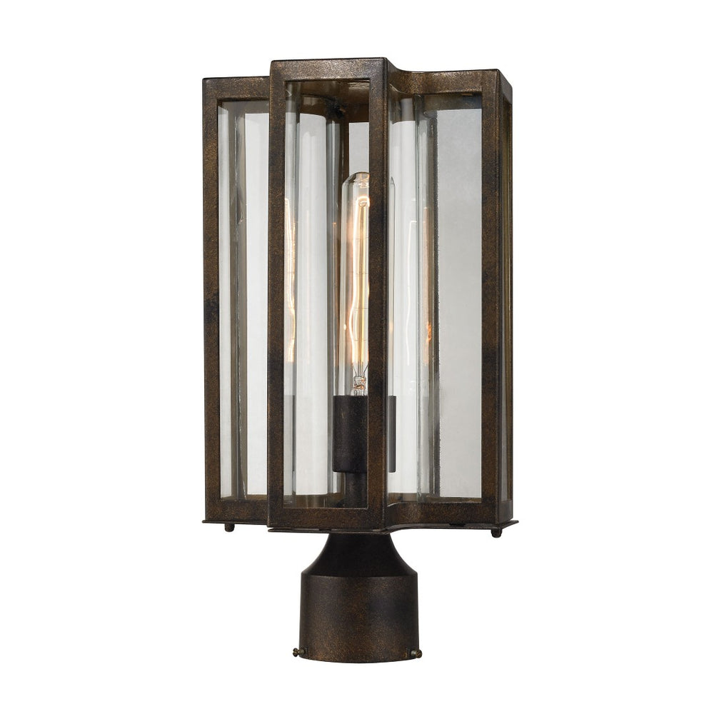 Atlas Bianca 15" High Outdoor Post Light - Elegant Hazelnut Bronze Fixture for Pathways & Gardens OL11247-BZ
