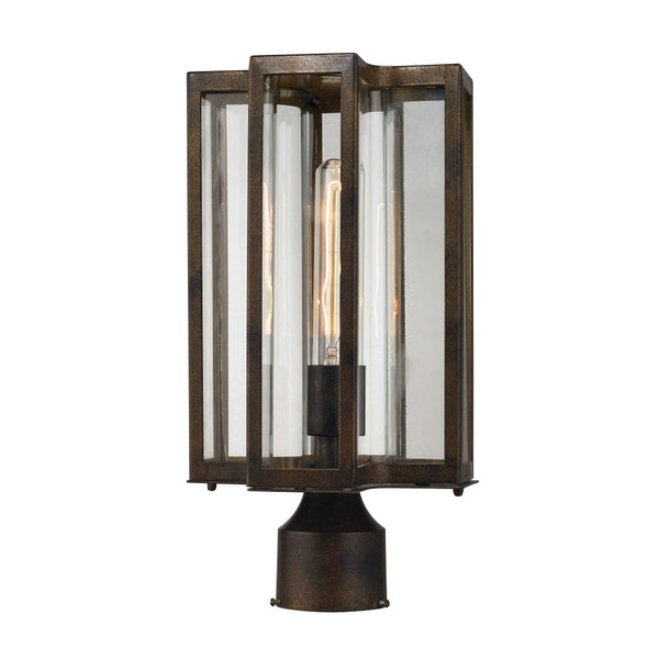 Atlas Bianca 15" High Outdoor Post Light - Elegant Hazelnut Bronze Fixture for Pathways & Gardens OL11247-BZ