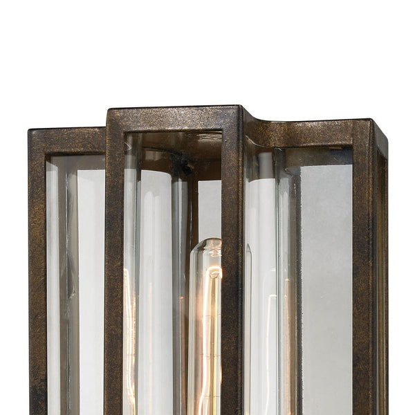 Atlas Bianca 15" High Outdoor Post Light - Elegant Hazelnut Bronze Fixture for Pathways & Gardens OL11247-BZ