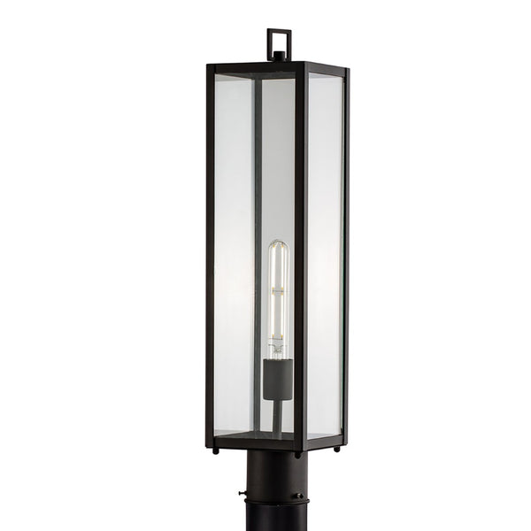 Atlas Capture 24.5'' High Matte Black Outdoor Post Light - Elegant Design for Entryways & Pathways OL11249-BK