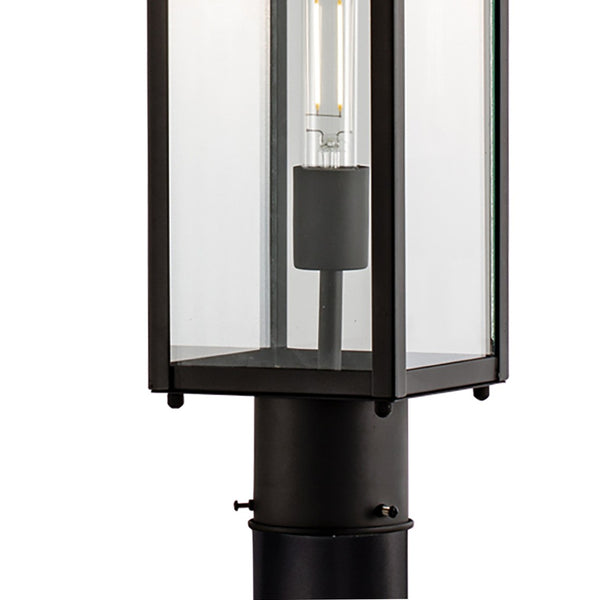 Atlas Capture 24.5'' High Matte Black Outdoor Post Light - Elegant Design for Entryways & Pathways OL11249-BK