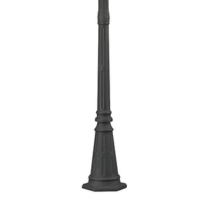 Atlas Central Square 91'' High 3-Light Outdoor Post Light - Elegant Matte Black Fixture for Pathways & Gardens OL11250-BK
