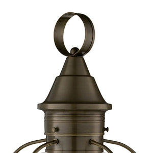 Atlas Classic Onion 1-Light Outdoor Post Light - Timeless Coastal Design with Vintage Charm and Durability Sienna OL11252-BN