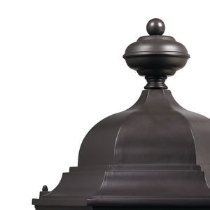Atlas Cotswold 4-Light Outdoor Post Light - Elegant Oil Rubbed Bronze Fixture for Pathways & Gardens OL11254-BZ