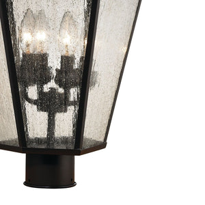 Atlas Cotswold 4-Light Outdoor Post Light - Elegant Oil Rubbed Bronze Fixture for Pathways & Gardens OL11254-BZ