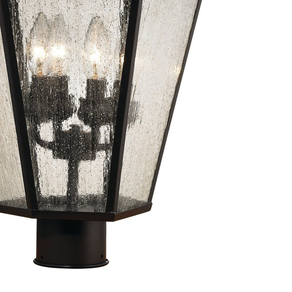 Atlas Cotswold 4-Light Outdoor Post Light - Elegant Oil Rubbed Bronze Fixture for Pathways & Gardens OL11254-BZ