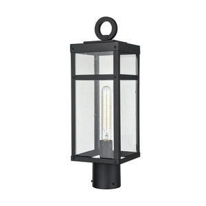 Atlas Dalton 20'' High Outdoor Post Light - Sleek Textured Black Fixture for Pathways & Entryways OL11256-BK