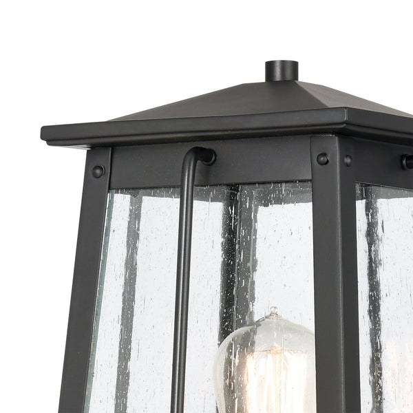 Atlas Kirkdale 17'' High 2-Light Outdoor Post Light - Elegant Lantern Design for Stylish Illumination Matte Black OL11265-BK