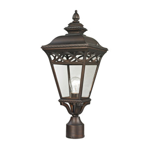 Atlas Mendham 22'' High Outdoor Post Light in Hazelnut Bronze - Stylish, Durable, and Weather-Resistant Illumination OL11269-BZ