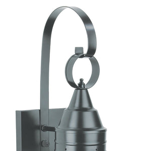 Atlas Classic Onion Outdoor Sconce 16" High - Elegant Gun Metal 1-Light Fixture for Coastal Charm & Durability OL11295-GY1