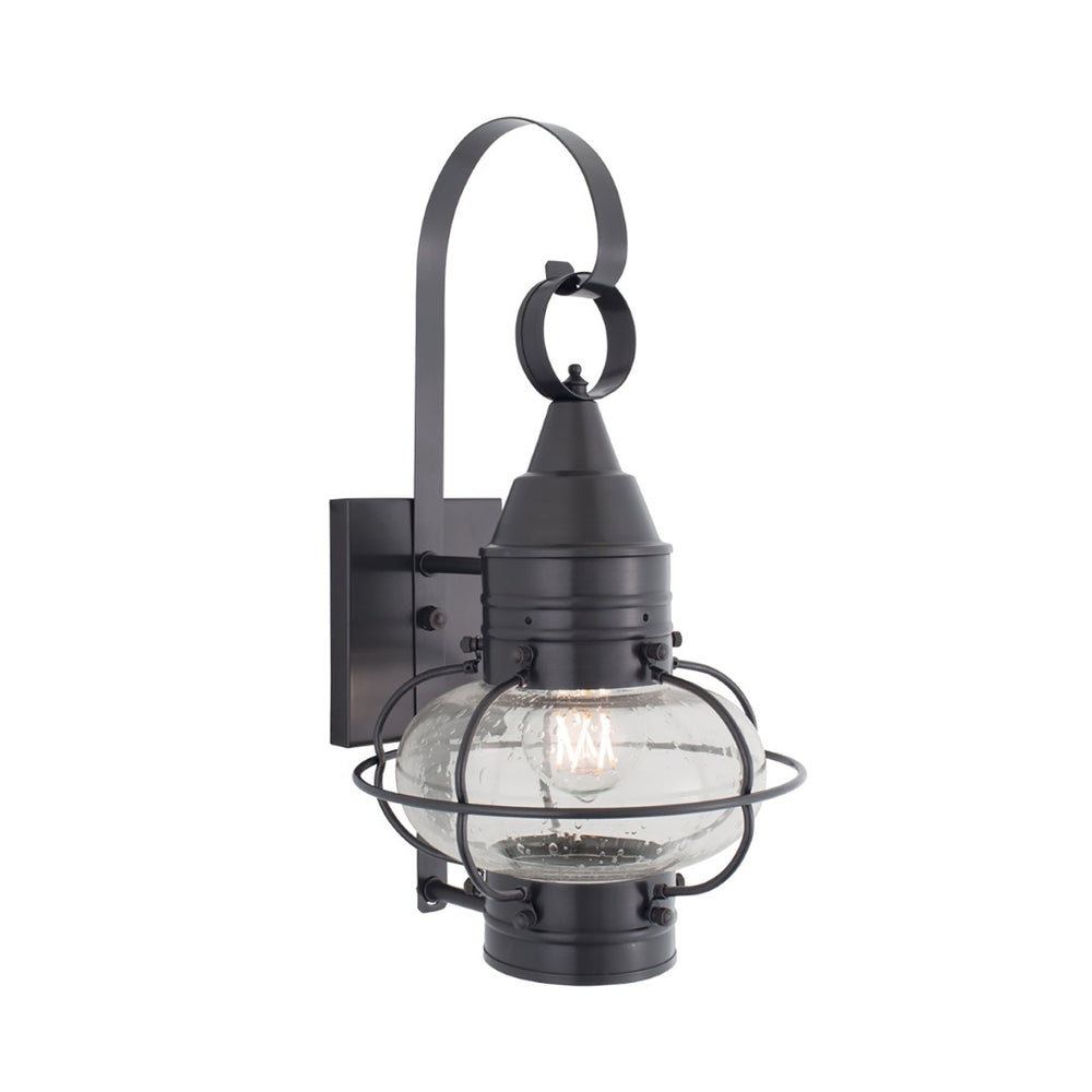 Atlas Classic Onion 16" High Outdoor Sconce - Gunmetal Finish, Elegant Design for Coastal Charm & Durability OL11295-GY2