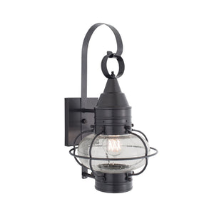 Atlas Classic Onion 16" High Outdoor Sconce - Gunmetal Finish, Elegant Design for Coastal Charm & Durability OL11295-GY2
