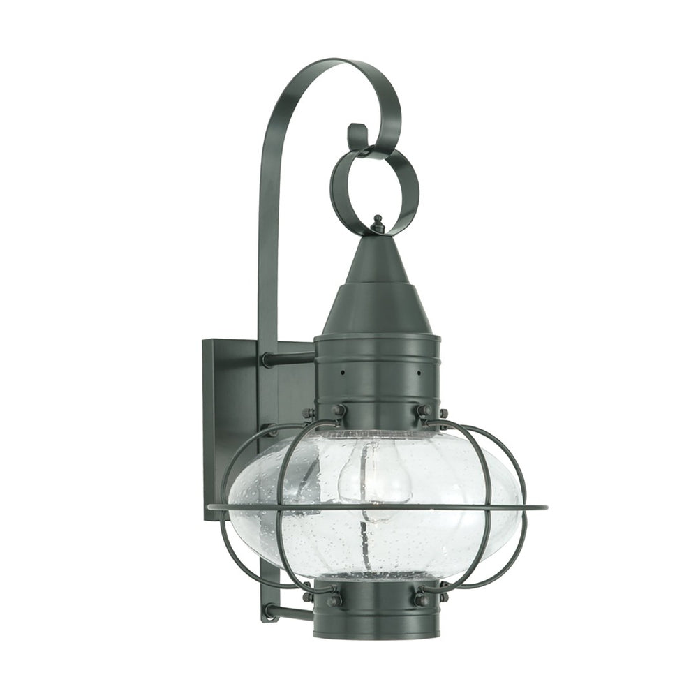 Atlas Classic 18.5" High 1-Light Outdoor Sconce - Gunmetal Finish, Coastal Charm for Modern Exteriors OL11296-GY2