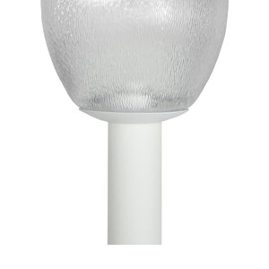 Atlas Etch 15.5'' High 1-Light Outdoor Post Light - Modern White Design for Elegant Pathway Illumination OL11303-WH