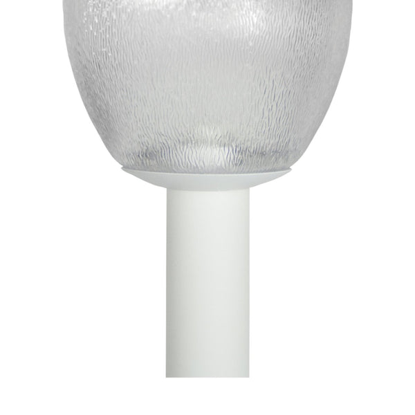 Atlas Etch 15.5'' High 1-Light Outdoor Post Light - Modern White Design for Elegant Pathway Illumination OL11303-WH