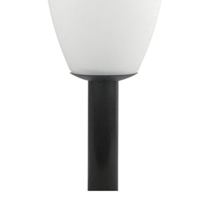 Atlas Etch 16" High 1-Light Outdoor Post Light - Elegant Black Lantern for Pathways & Garden Accents OL11304-BK