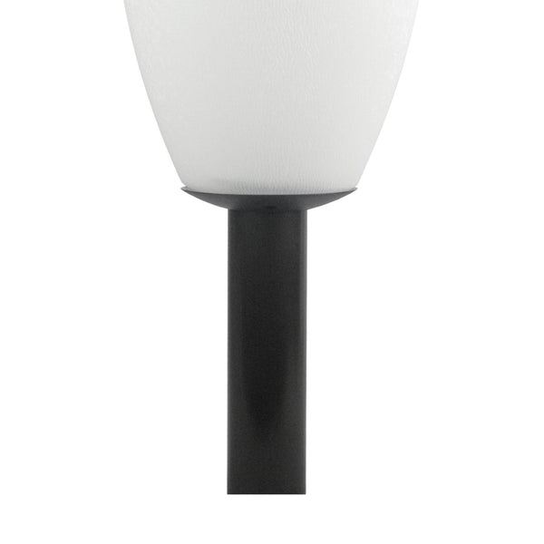 Atlas Etch 16" High 1-Light Outdoor Post Light - Elegant Black Lantern for Pathways & Garden Accents OL11304-BK