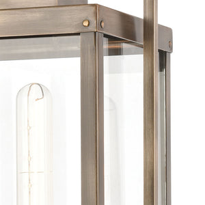 Atlas Crested Butte 23'' High 1-Light Outdoor Post Light - Vintage Brass, Charming Mission-Style Design OL11307-BS