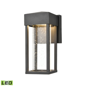 Atlas Emode 10'' High 1-Light Outdoor Sconce – Modern Matte Black LED Design for Entryways & Porches OL11310-BK