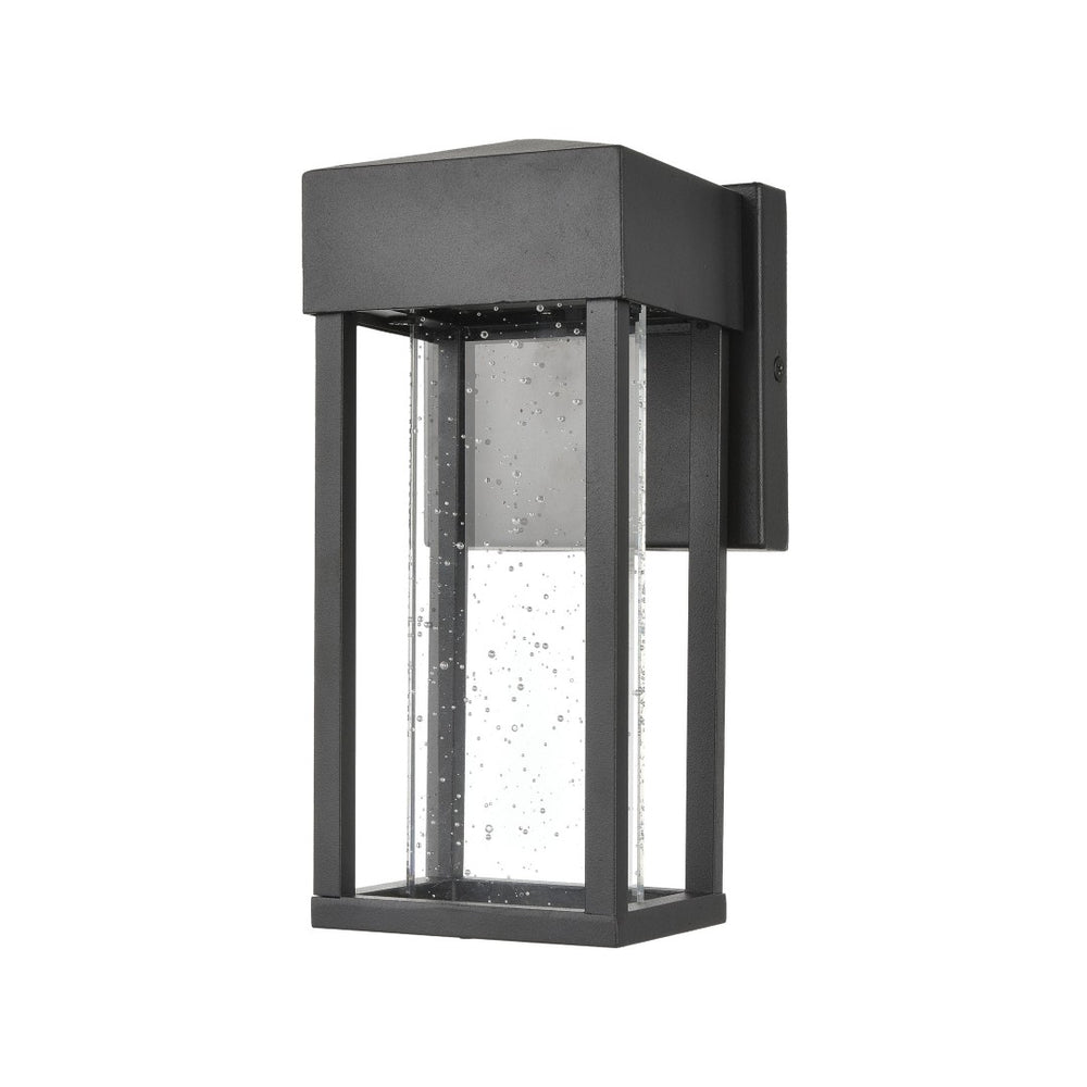Atlas Emode 10'' High 1-Light Outdoor Sconce – Modern Matte Black LED Design for Entryways & Porches OL11310-BK