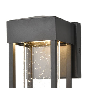 Atlas Emode 10'' High 1-Light Outdoor Sconce – Modern Matte Black LED Design for Entryways & Porches OL11310-BK