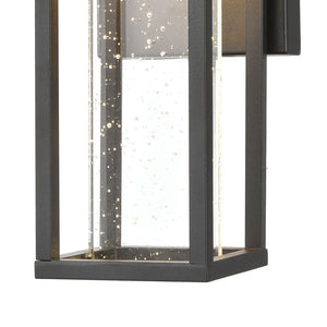 Atlas Emode 10'' High 1-Light Outdoor Sconce – Modern Matte Black LED Design for Entryways & Porches OL11310-BK