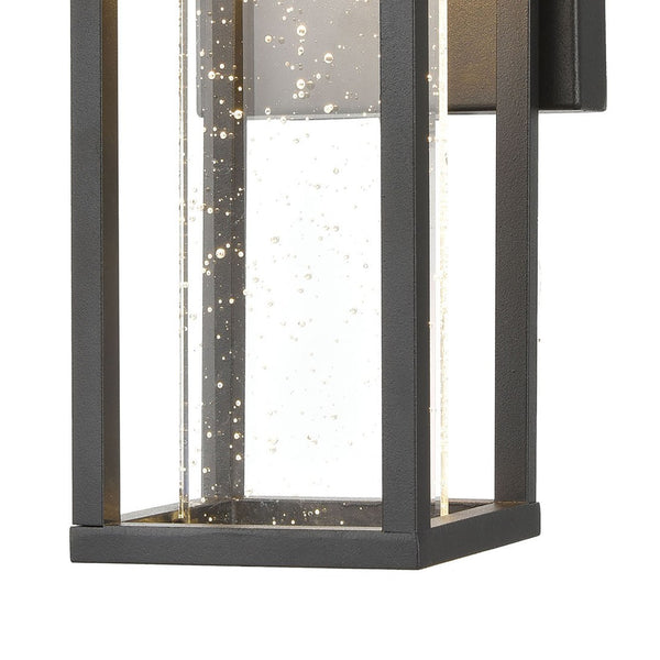 Atlas Emode 10'' High 1-Light Outdoor Sconce – Modern Matte Black LED Design for Entryways & Porches OL11310-BK
