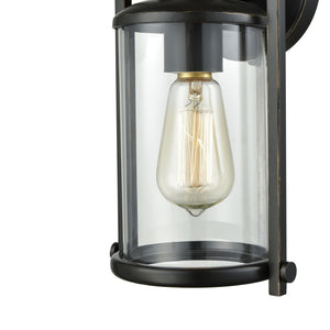 Atlas Frampton 11" High 1-Light Outdoor Wall Sconce in Aged Bronze - Classic Charm with Modern Touch OL11318-BZ