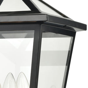 Atlas Main Street 19'' High 3-Light Outdoor Post Light - Timeless Black Design for Elegant Illumination OL11340-BK