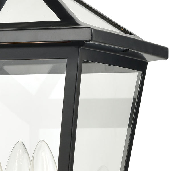 Atlas Main Street 19'' High 3-Light Outdoor Post Light - Timeless Black Design for Elegant Illumination OL11340-BK
