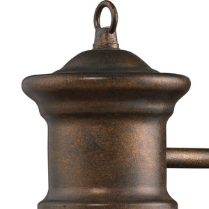 Atlas Maritime 10-Inch Nautical 1-Light Outdoor Sconce in Hazelnut Bronze - Coastal Charm & Durability OL11342-BZ