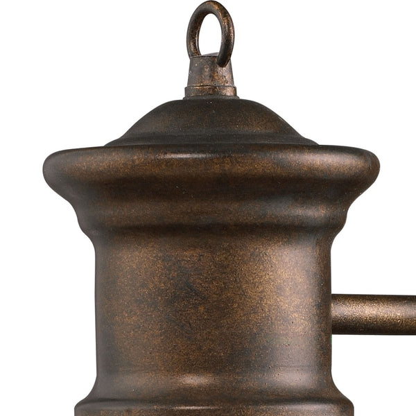 Atlas Maritime 10-Inch Nautical 1-Light Outdoor Sconce in Hazelnut Bronze - Coastal Charm & Durability OL11342-BZ