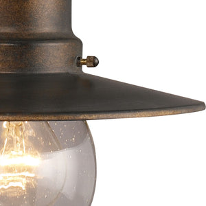 Atlas Maritime 9" Wide Nautical Outdoor Pendant Light in Hazelnut Bronze for Coastal Charm & Illumination OL11344-BZ