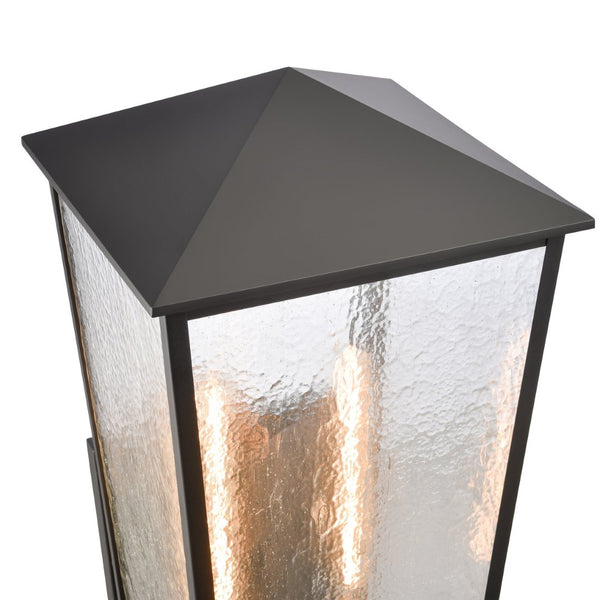 Atlas Marquis Outdoor Sconce - Elegant Lantern Design for Timeless Illumination of Patios and Entrances Matte Black 13'' OL11349-BK