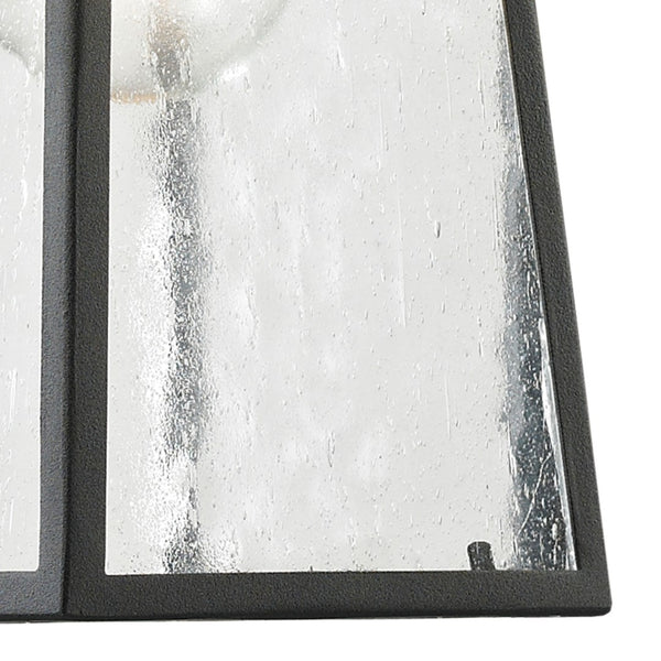 Atlas Meditterano 1-Light Outdoor Sconce - Stylish Transitional Design for Porch, Patio, and Entryway Lighting Matte Black 5'' OL11350-BK